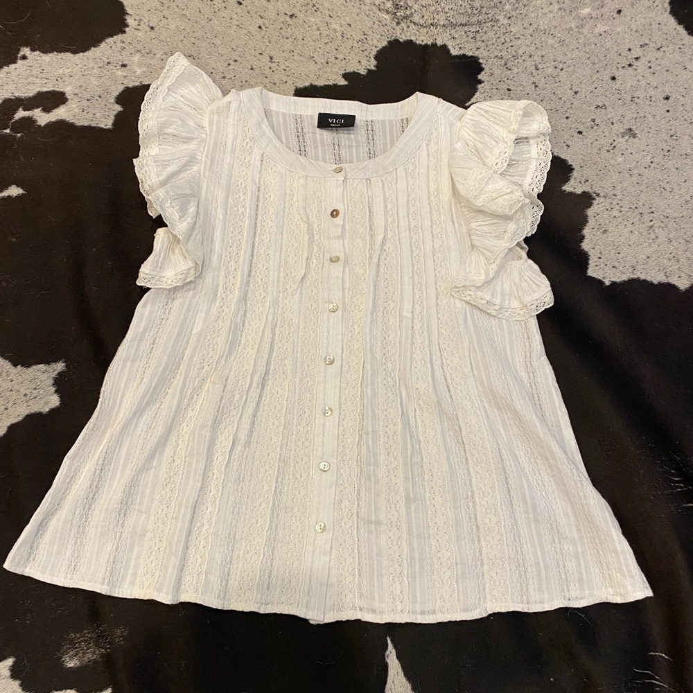 White Lace Blouse